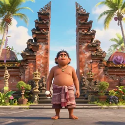a shot from upcoming pixar movie about Bali. Directed by oka. award winning photography