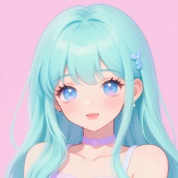 adorable, brilliant, elegant, pastel texture, matte painting hyperpop cutest portrait trending on pixiv