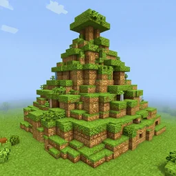 minecraft screenshot of 10 year build