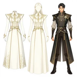 fashion and character design spot illustrations from the dragon prince and avatar crossover, d & d, fantasy, intricate, elegant, highly detailed, digital painting, artstation, concept art, matte, sharp focus, illustration, hearthstone, art by artgerm and greg rutkowski and alphonse mucha