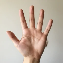 single!!! five fingers!!! human hand photograph