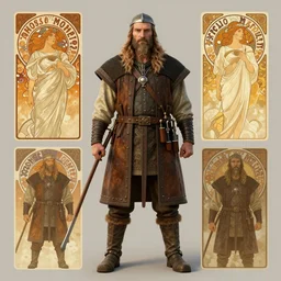 concept art, a norge viking, 8 k, alphonse mucha, james gurney, greg rutkowski, john howe, artstation,