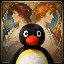 symmetry!! portrait of pingu, intricate, highly detailed, dynamic lighting, digital art, digital painting, artstation, wlop, sharp focus, illustration, art by artgerm and greg rutkowski and alphonse mucha, 8 k