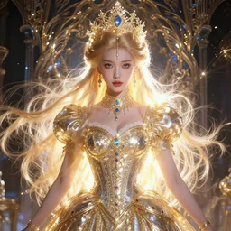 portrait of talented princess in the style of charlie bowater and in the style of bob eggleton. glowing, ornate and intricate, stunning, dynamic lighting, intricate and detailed.
