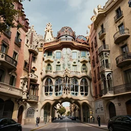 barcelona in 1 9 1 8, retrofuturism, steampunk, gothic quarter, modernist buildings, art deco, footbridges between houses, steam pipes