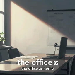 the office as an anime with subtitles