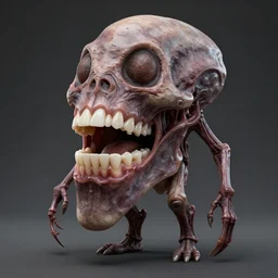 odontophobia, photorealistic 3 d render by hr giger