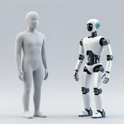 Obsolescence of the human being: humans and robots compared, by phlegm