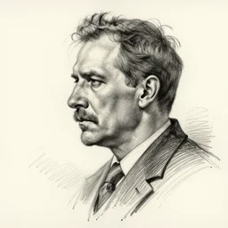a realistic yet scraggly portrait sketch of the side profile of a stern and sophisticated hank hill, trending on artstation, intricate details, in the style of frank auerbach, in the style of sergio aragones, in the style of martin ansin, in the style of david aja, in the style of mattias adolfsson