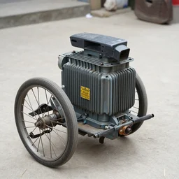 a transformer made from a rickshaw
