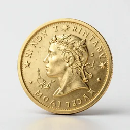 a fantasy world gold coin