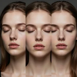 3 d portrait of gina by vitaly bulgarov, ( ( closed eyes ) ), ultra hyper realistic, cgi, trending on artstation