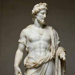cercei lannister as a greek marble statue