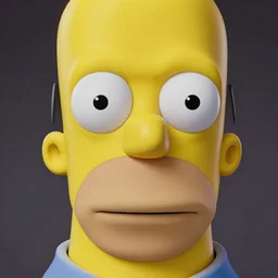 homer simpson realistic face highly detailed eyes highly detailed face digital art 8 k hd octane render, unreal engine 3 d shading, subsurface scattering limited concentration, iteration 1 0 0 0 0 0 0