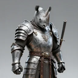 rhino barbarian warrior portrait in armor, high resolution quality extremely detailed 8k intricate sticker precise sharp color lineart from kindergarten