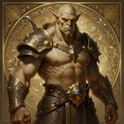 portrait of karl pilkington as an orc, d & d, muscular! fantasy, intricate, elegant, highly detailed, digital painting, artstation, concept art, smooth, sharp focus, illustration, art by artgerm and greg rutkowski and alphonse mucha