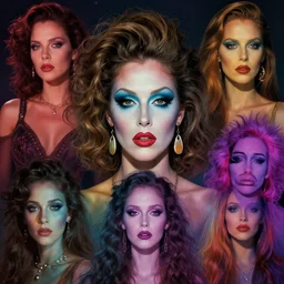a technicolour dream sequence, lighting by delphin enjolras, make up by grace jones, artstation
