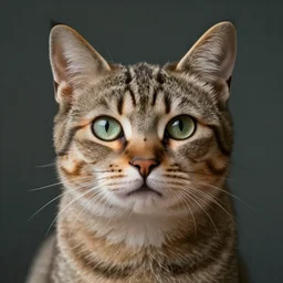 photo of a cat alien hybrid