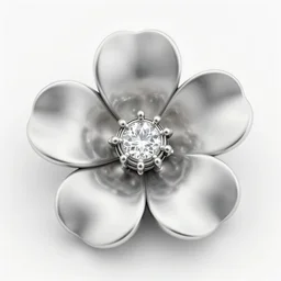 a luxury jewelry, flower forms, close up, no people