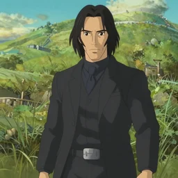 still image from the new studio ghibli animated film'john wick'