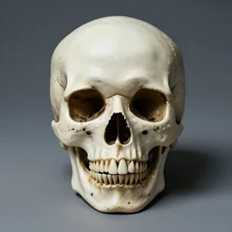 skull punker, mysterious photo realism, style of javier manzano, flash photo
