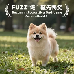 a cute dog in a park, fuzi