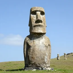 moai statue that looks like benjamin netanyahu