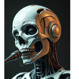 dead robot woman voice hrgiger style