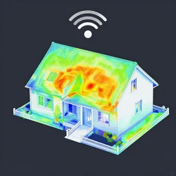 dream wifi strength heat map of my dads house