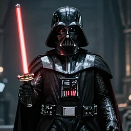 film still from Darth Ironman Vader movie