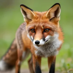 megan fox as an actual fox animal