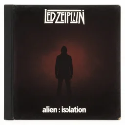 the cover to a 1 9 7 7 led zeppelin album titled'alien : isolation'
