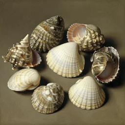 shells and shellfish, 1 9 8 9, by james ensor