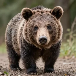 a photo of a hog - bear hybrid!!!!!!!!! 8 k, high quality