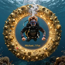 michael j fox scuba diving, hyper detailed, dramatic lighting, cgsociety, realistic, hyper detailed, insane details, intricate, dramatic lighting, hypermaximalist, golden ratio, rule of thirds, octane render, weta digital, micro details, ultra wide angle, artstation trending, 8 k,