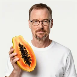 walter white as a papaya