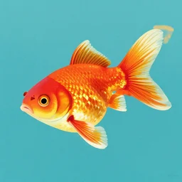 vector art goldfish in the style of japanese block print, posterized, vector art : 2 0 watermarks : - 1 0 0