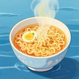 The ocean made of ramen