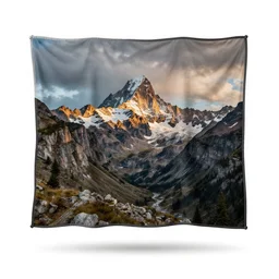 glass throw blanket, photorealistic, isolated on a pure white background, centered, entire object in frame, sharp focus, soft studio lighting