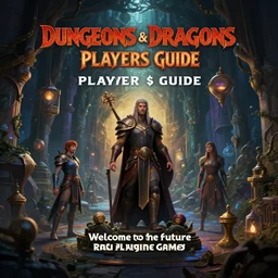a gorgeous new shot from the cover of the new dungeons and dragons players guide. based on new game that uses artificial intelligence as a dungeon master. welcome to the future of role playing games!