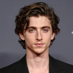 portrait of beautiful female timothee chalamet by mario testino, headshot, detailed, award winning, sony a 7 r