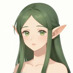 character concept art of an anime dryad | | cute - fine - face, pretty face, realistic shaded perfect face, fine details by hyeyoung kim, trending on artstation