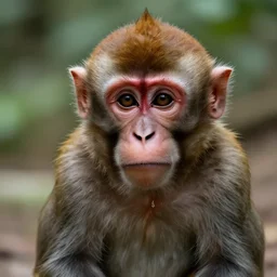 sad monkey, big teary eyes