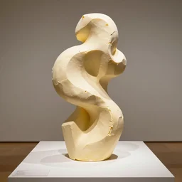 modern art, abstract sculpture, butter, moma, 8 k