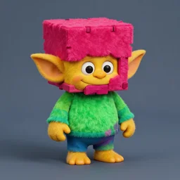 “ brightly coloured, box troll ”