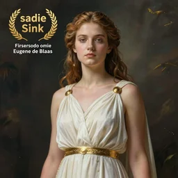 sadie sink as greek goddess persephone, digital art by eugene de blaas and ross tran, vibrant color scheme, intricately detailed, in the style of romanticism, cinematic, artstation, greg rutkowski