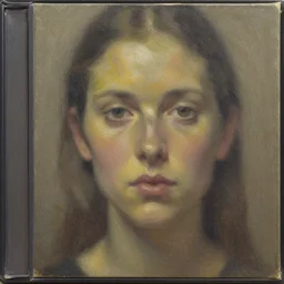 detailed photo of an album cover, oil painting. snd untitled oil painting album cover