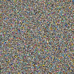 a world map made out of candy pieces