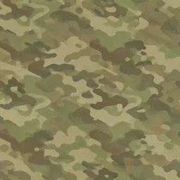 floral camouflage seamless pattern, military color scheme