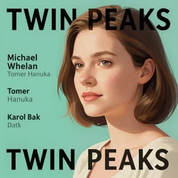 Twin Peaks poster artwork by Michael Whelan and Tomer Hanuka, Karol Bak, Rendering of Audrey reveals One Eyed Jacks may hold a clue and that Laura and Ronette both worked at the perfume counter at her father's department store, from scene from Twin Peaks, clean, full of details, by Makoto Shinkai and thomas kinkade, Matte painting, trending on artstation and unreal engine